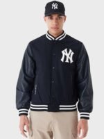 2009 NY Yankees World Series Black Varsity Jacket