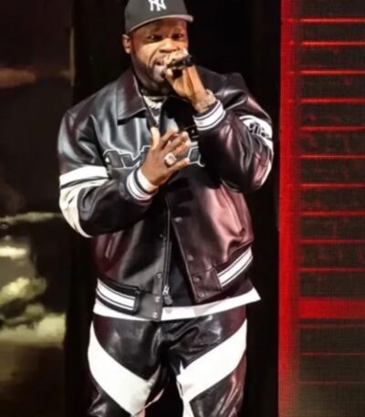 50 Cent The Final Lap Tour Leather Jacket