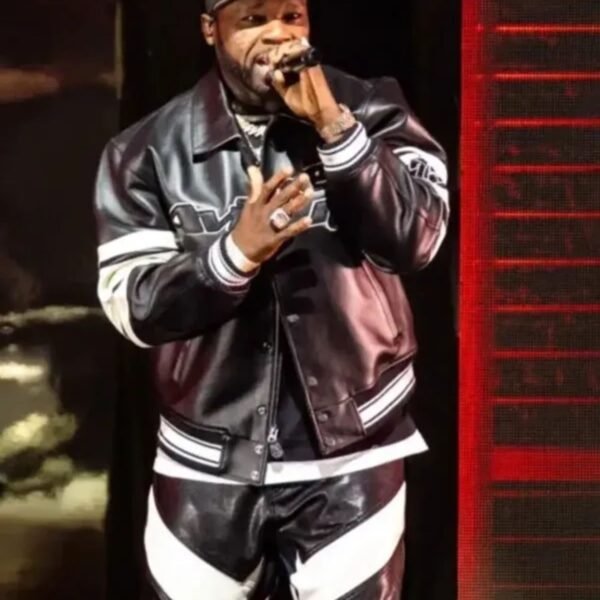 50 Cent The Final Lap Tour Leather Jacket