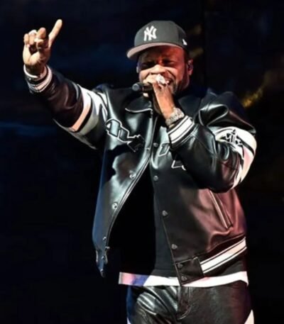 50 Cent The Final Lap Tour Leather Jacket