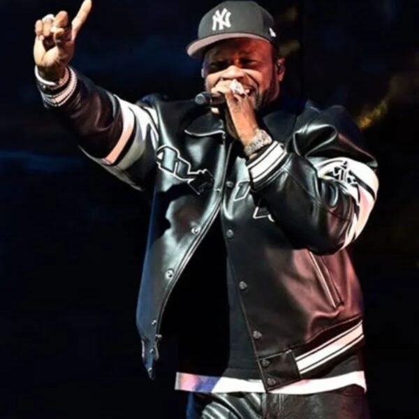 50 Cent The Final Lap Tour Leather Jacket