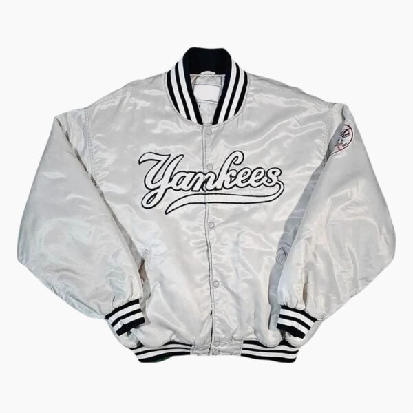 90's New York Yankees Silver Jacket