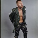 AEW Jon Moxley Leather Biker Jacket