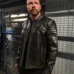 AEW Jon Moxley Returns Stylish Black Leather Jacket