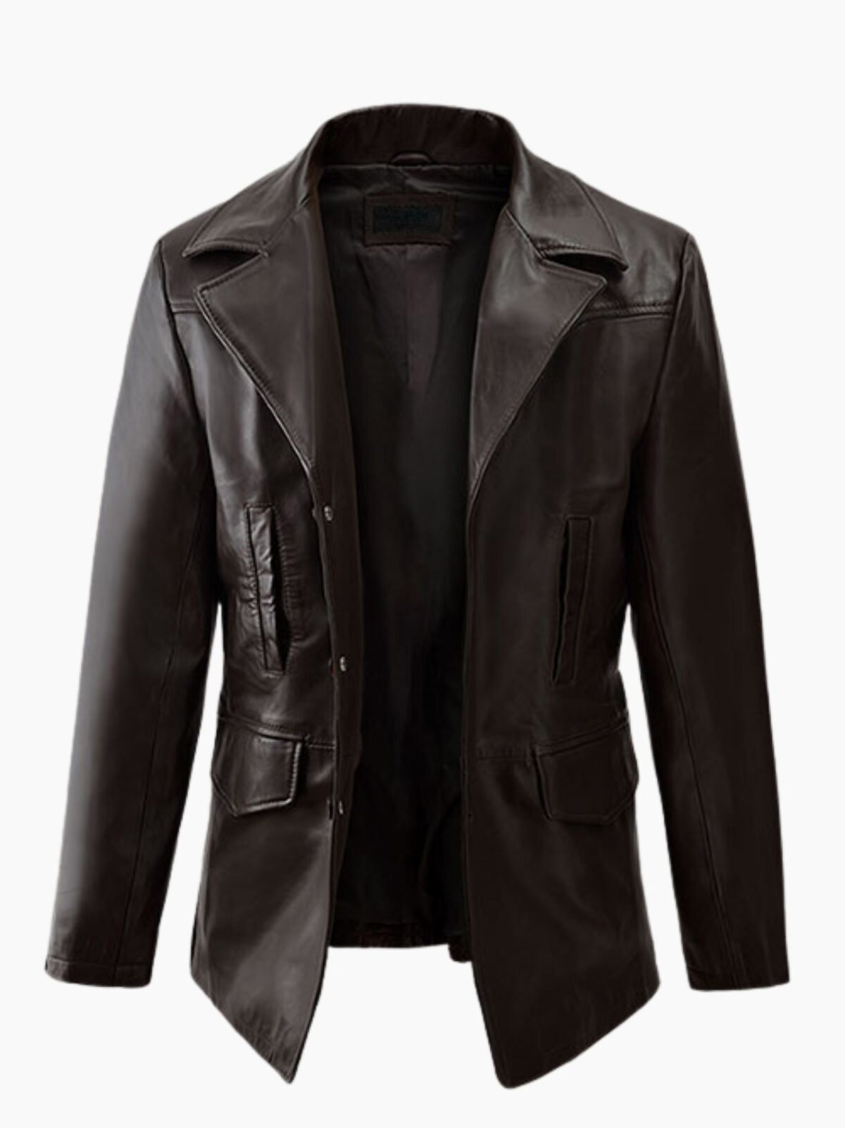 Aaron Eckhart Love Happens Leather Trench Coat