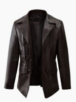 Aaron Eckhart Love Happens Leather Trench Coat
