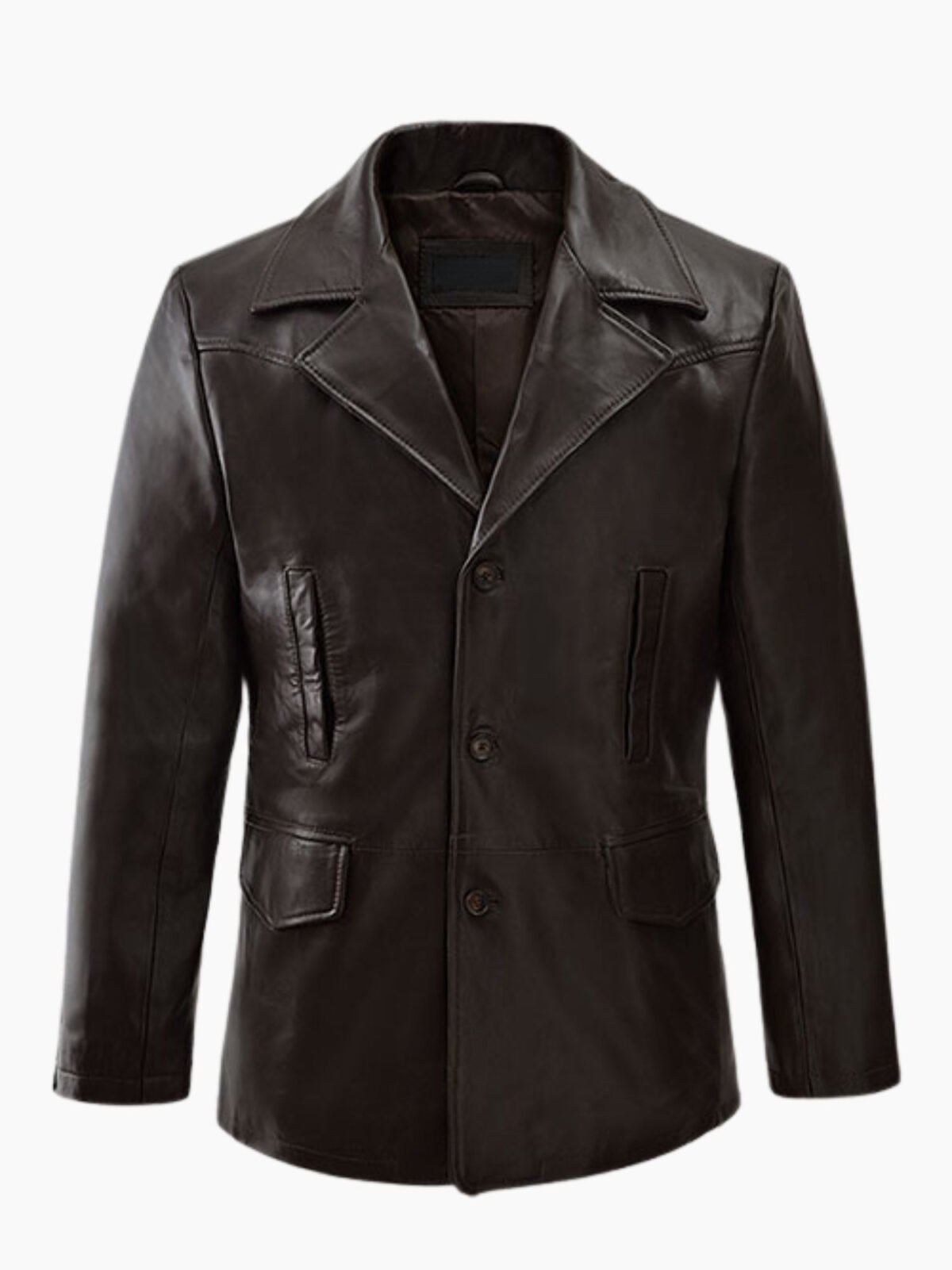 Aaron Eckhart Love Happens Leather Trench Coat