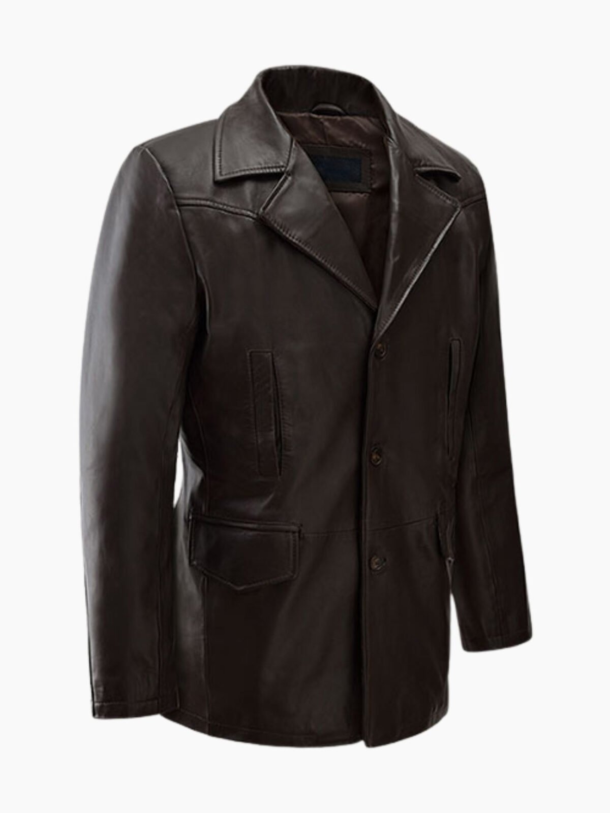 Aaron Eckhart Love Happens Leather Trench Coat