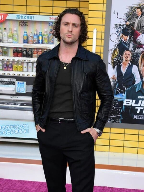 Aaron Taylor Johnson Leather Jacket