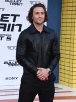 Aaron Taylor Johnson Leather Jacket