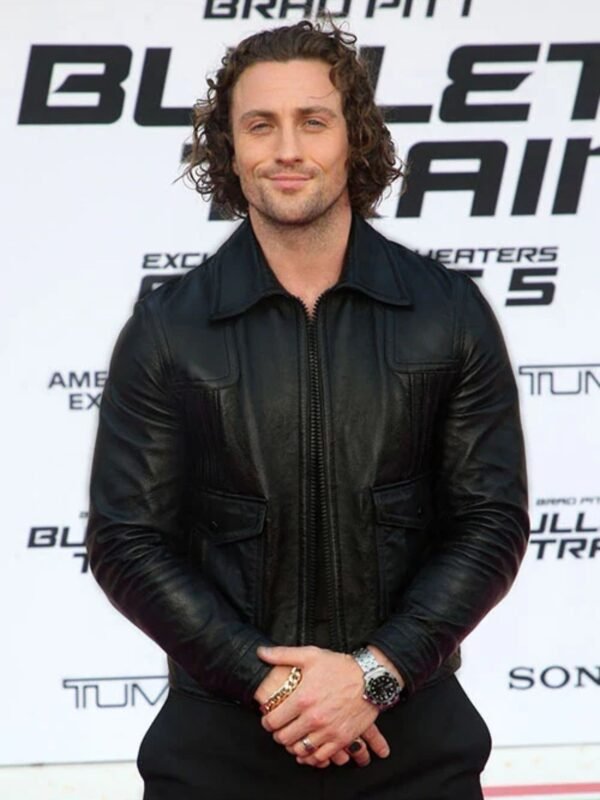 Aaron Taylor Johnson Leather Jacket