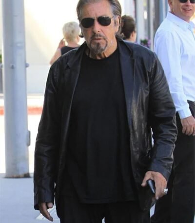 Al Pacino Leather Blazer