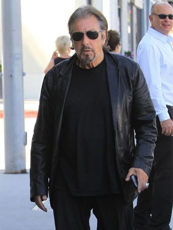 Al Pacino Leather Blazer