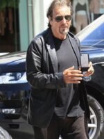 Al Pacino Leather Blazer