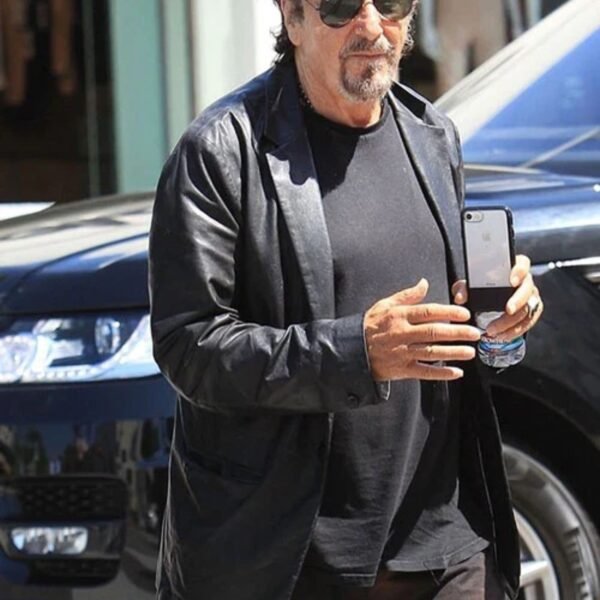 Al Pacino Leather Blazer