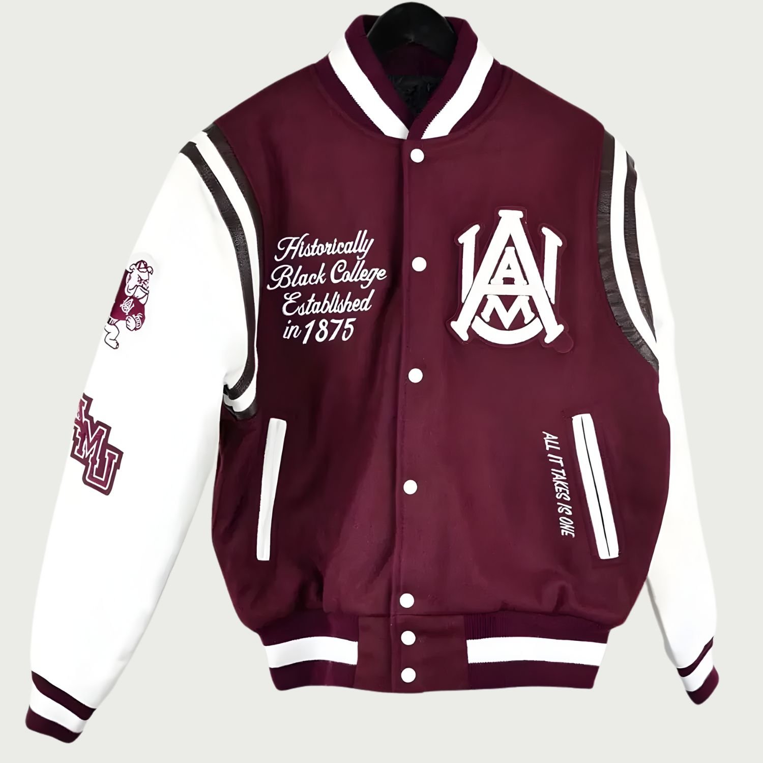 Alabama A&M University Varsity Jacket Alabama A&M University Varsity Jacket