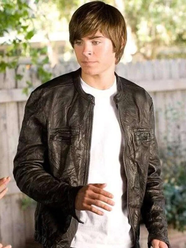 Amazing Zac Efron 17 Again Leather Jacket