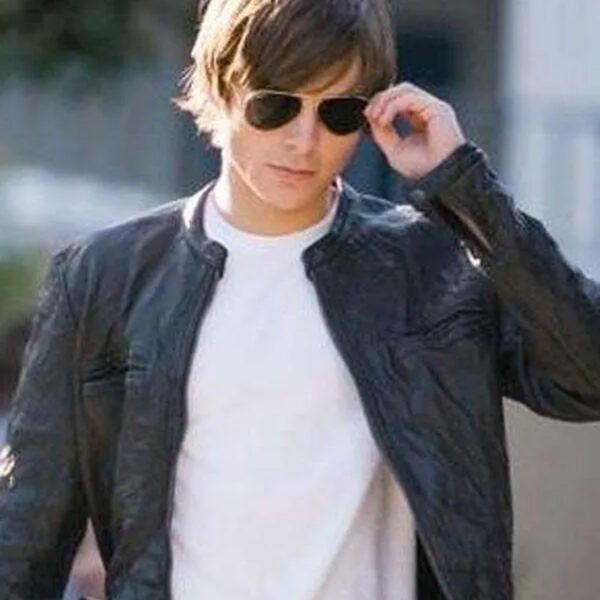 Amazing Zac Efron 17 Again Leather Jacket