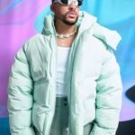 American Music Awards Bad Bunny Puffer Hooded Jacket