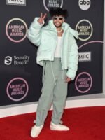American Music Awards Bad Bunny Puffer Hooded Jacket