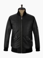 American Rapper Eminem Bomber Style Leather Jacket