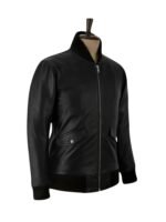 American Rapper Eminem Bomber Style Leather Jacket