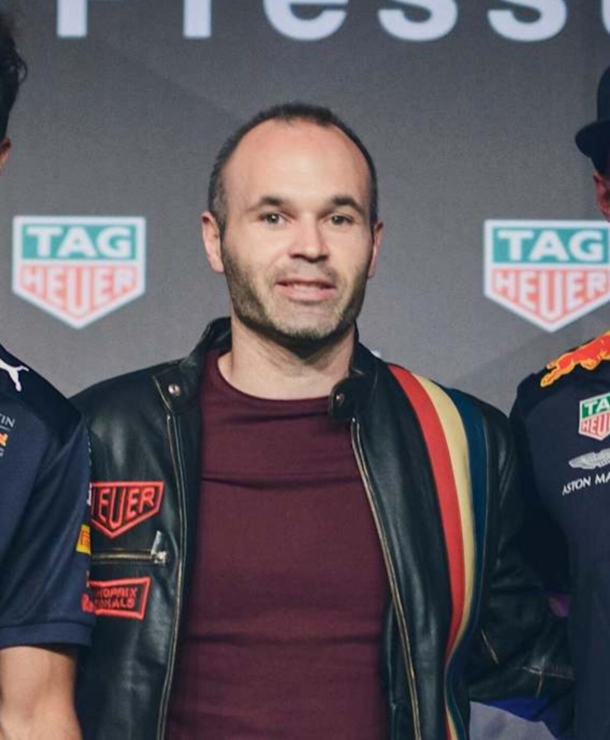 Andres Iniesta Leather Jacket