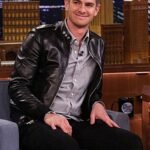 Andrew Garfield The Tonight Show Leather Jacket