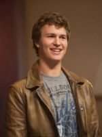 Ansel Elgort Leather The Fault in Our Stars Jacket
