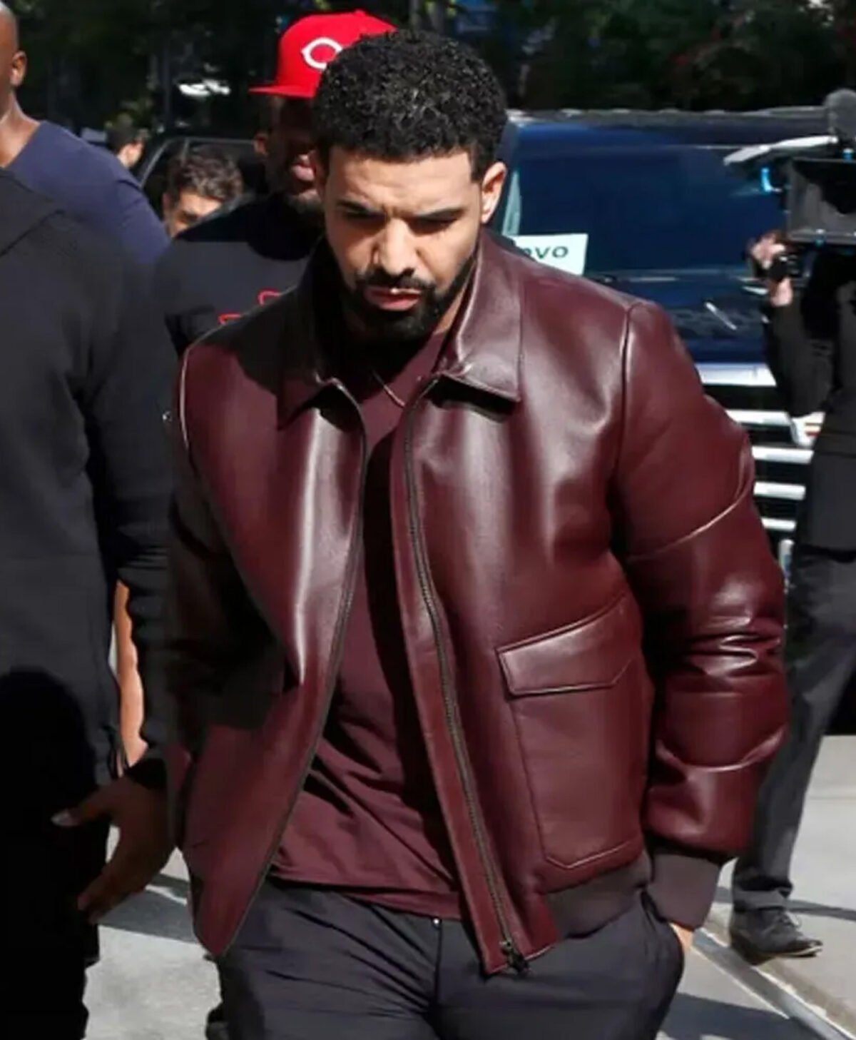 Aubrey Drake Graham Decant Leather Jacket