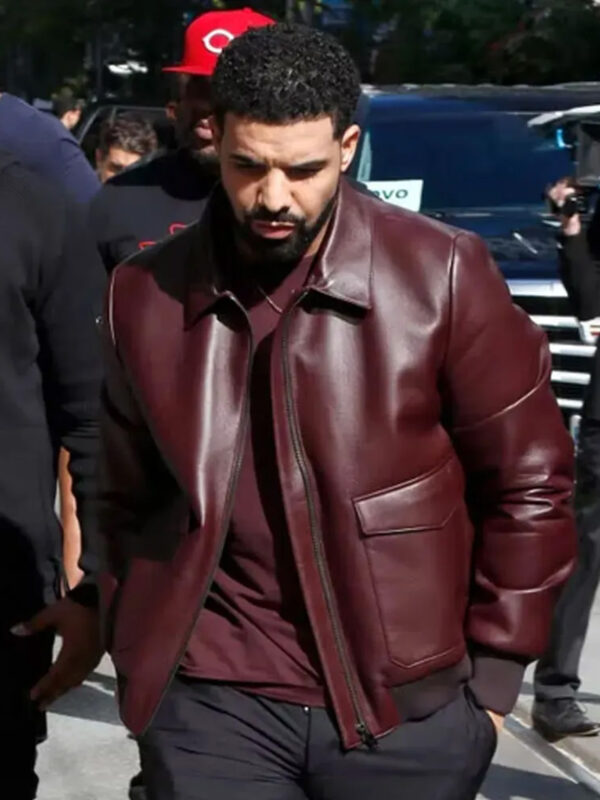 Aubrey Drake Graham Decant Leather Jacket