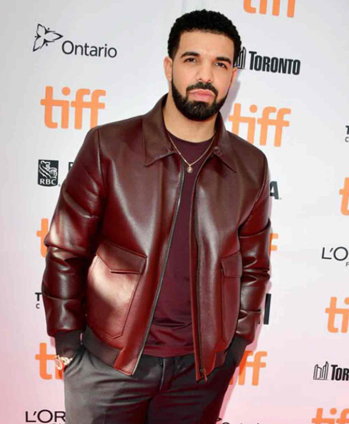 Aubrey Drake Graham Decant Leather Jacket