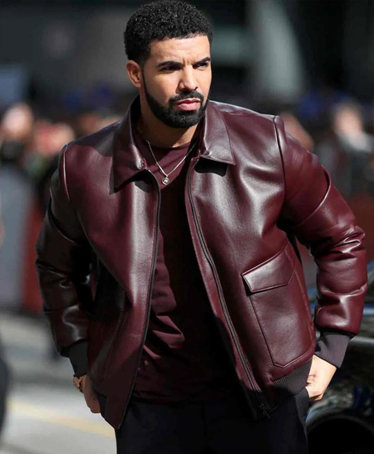 Aubrey Drake Graham Decant Leather Jacket