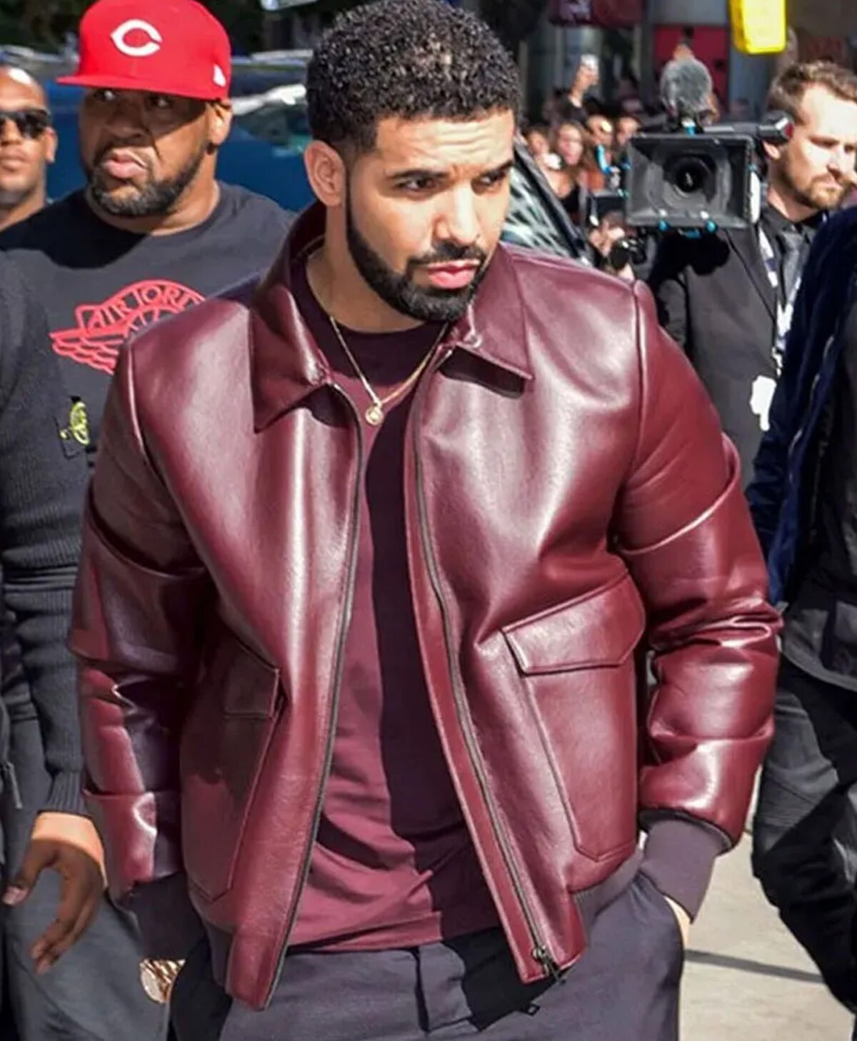 Aubrey Drake Graham Decant Leather Jacket