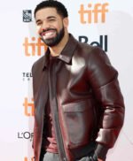 Aubrey Drake Graham Decant Leather Jacket