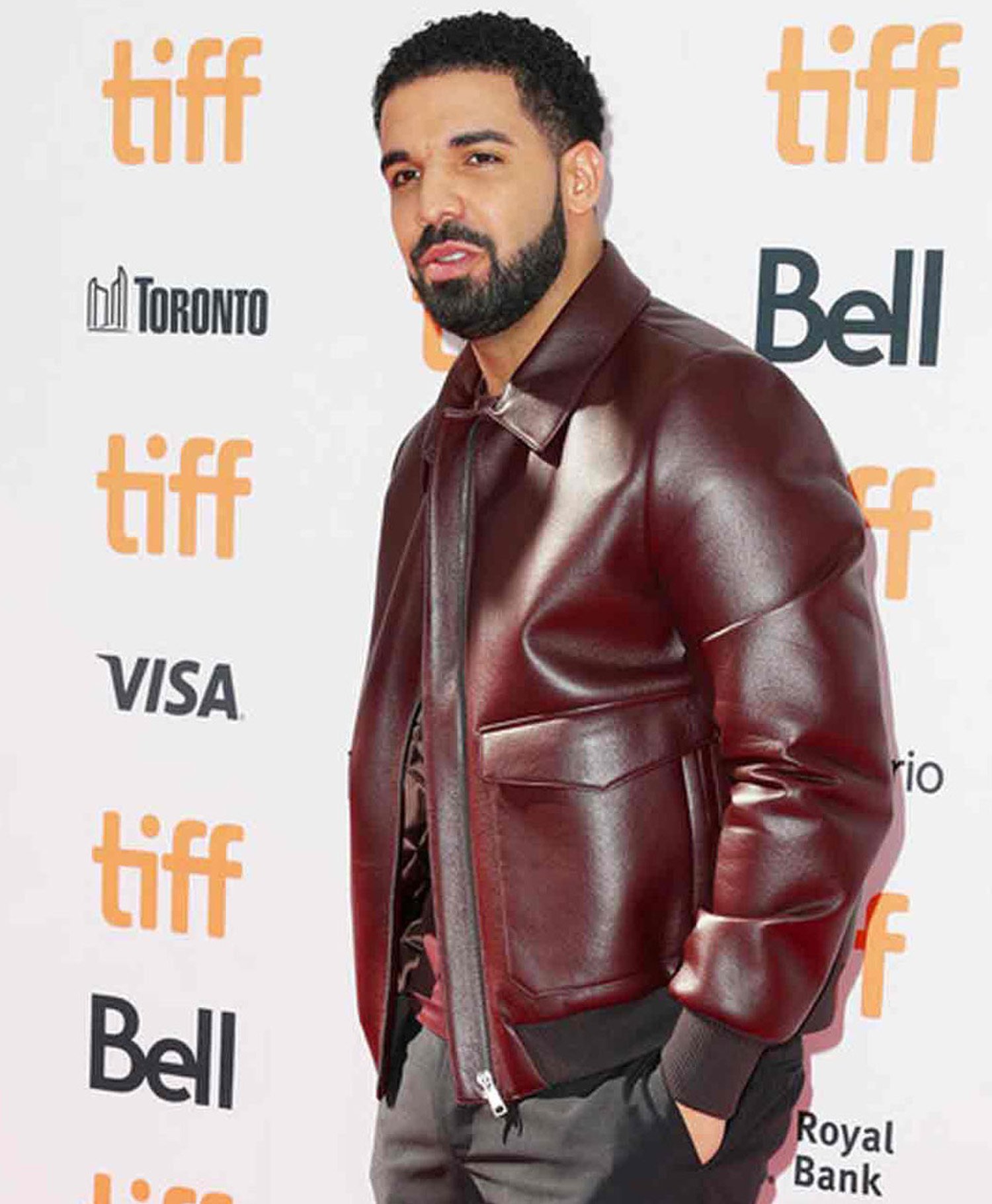 Aubrey Drake Graham Decant Leather Jacket Aubrey Drake Graham Decant Leather Jacket