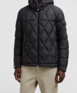 Averole Hooded Diamond-Quilted Short Down Jacket