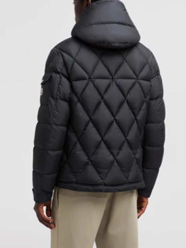 Averole Hooded Diamond-Quilted Short Down Jacket