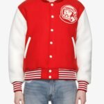 BBC Varsity Red and White Jacket