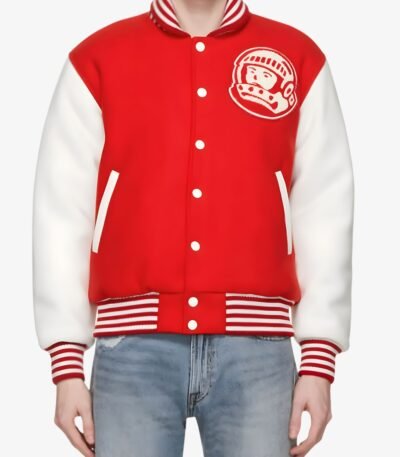 BBC Varsity Red and White Jacket