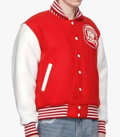 BBC Varsity Red and White Jacket