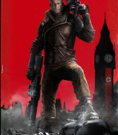BJ Blazkowicz Wolfenstein New Order Faux Shearling Leather Jacket