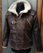 BJ Blazkowicz Wolfenstein New Order Faux Shearling Leather Jacket
