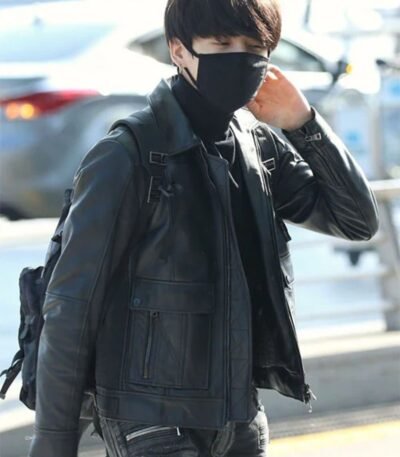 BTS Jungkook Leather Jacket