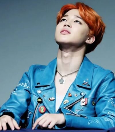 BTS Star Jimin Biker Leather Jacket
