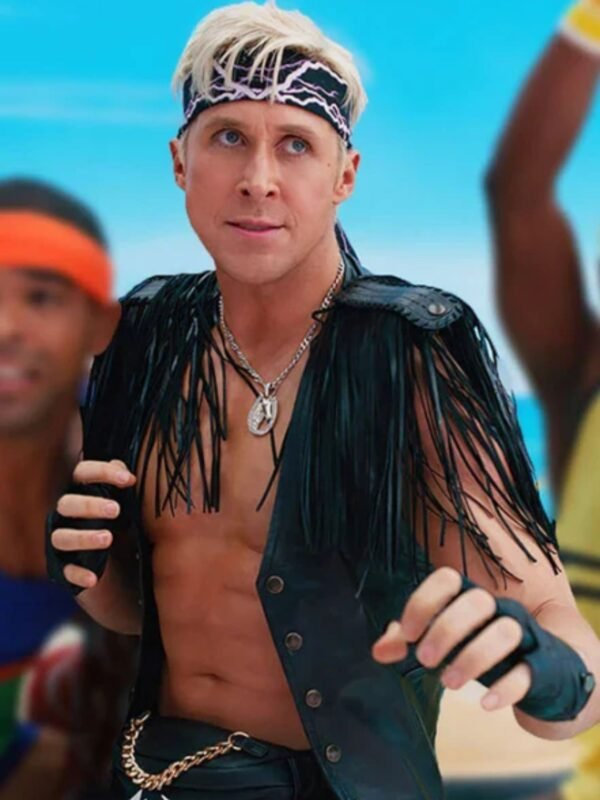 Barbie 2023 Ryan Gosling Leather Vest