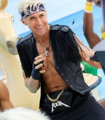 Barbie 2023 Ryan Gosling Leather Vest