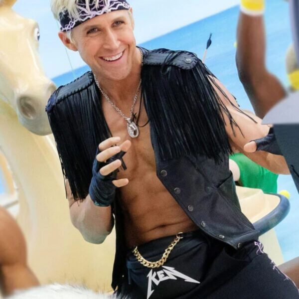 Barbie 2023 Ryan Gosling Leather Vest