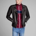 Biker Boom Sheepskin Stylish Leather Jacket