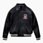 Black Avirex Icon Leather Jacket